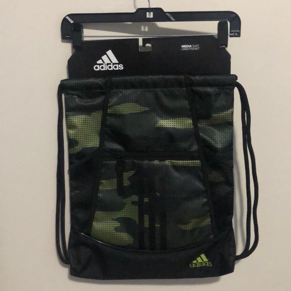 Adidas drawstring backpack
